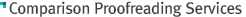 Comparison Proofreading Services